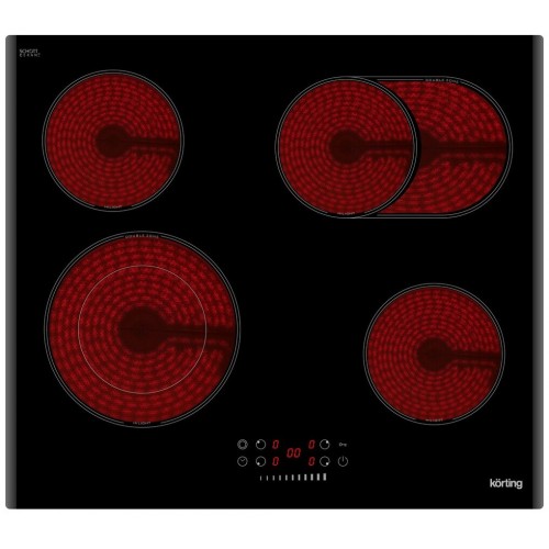 Электрическая варочная панель Korting HK 62550 B (черный) 