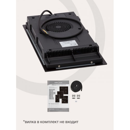 Электрическая варочная панель Krona ERDE 30 BL 2BFTS (черный) 4