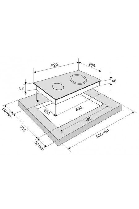 Электрическая варочная панель Krona LAUREL 30 BL (черный) 5