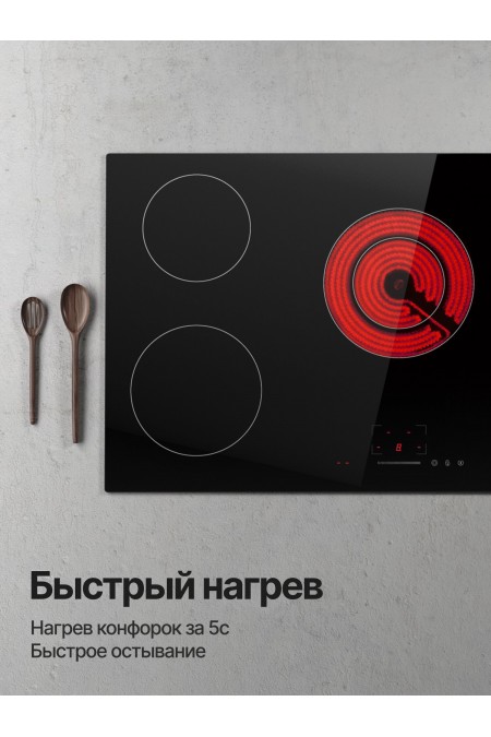 Электрическая варочная панель Kuppersberg ECS 902 (черный) 4