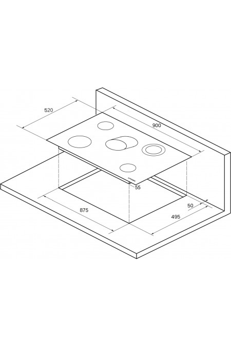 Электрическая варочная панель Kuppersberg EMS 901 (черный) 4