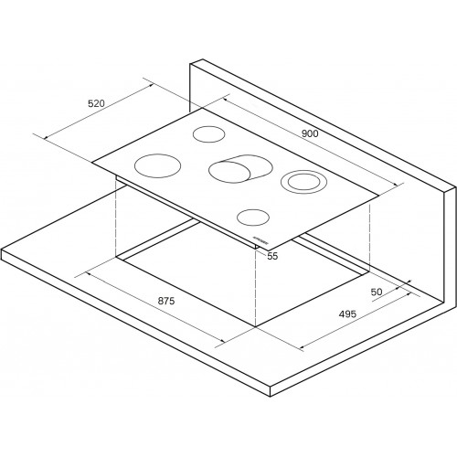 Электрическая варочная панель Kuppersberg EMS 901 (черный) 4