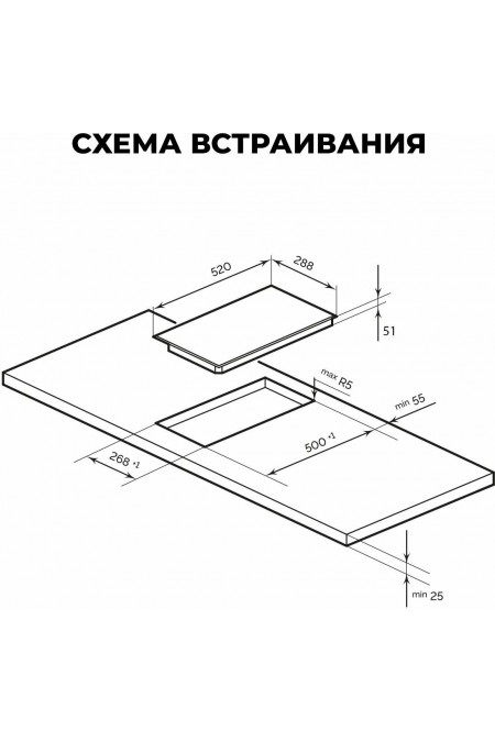 Электрическая варочная панель LEX EVH 320A BL (черный) 3