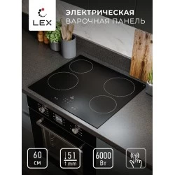 Электрическая варочная панель LEX EVH 640B BL (черный)