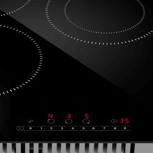 Электрическая варочная панель Maunfeld AVCE4535SDBK (черный) 4