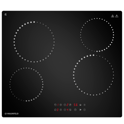 Электрическая варочная панель MAUNFELD CVCE594PBK (черный) 
