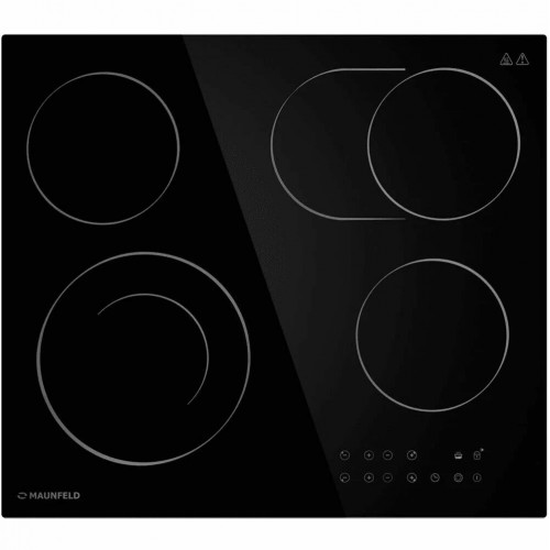 Электрическая варочная панель Maunfeld CVCE594SSMDBK LUX (черный) 1