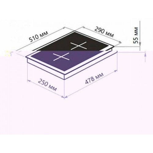 Электрическая варочная панель MAUNFELD EEHE.32VCBGB.R (бежевый) 8