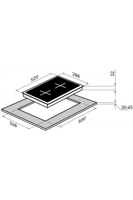 Электрическая варочная панель MAUNFELD EVCE 292-BK (черный) 7