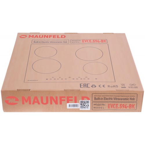 Электрическая варочная панель MAUNFELD EVCE 594-BK (черный) 8
