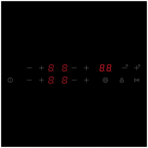 Электрическая варочная панель Midea MCH64401SX (черный) 1