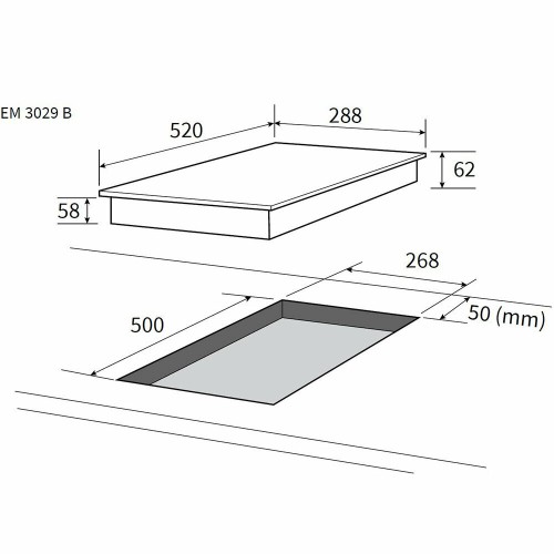 Электрическая варочная панель NordFrost EM 3029 B (черный) 5