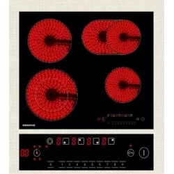 Электрическая варочная панель RENOVA TC-472L2BS1 (черный)