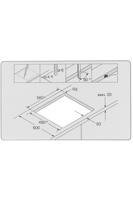 Электрическая варочная панель Samsung NZ64T3536DK/WT (черный) 5