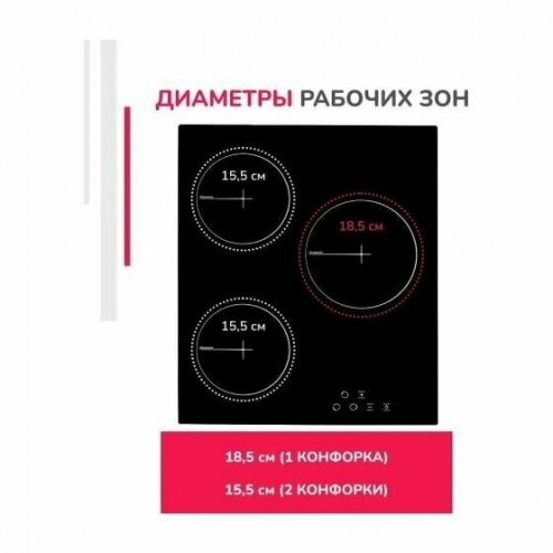 Электрическая варочная панель Simfer H45D13B024 (черный) 8
