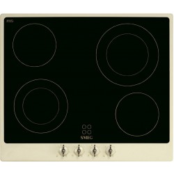 Электрическая варочная панель Smeg P864PO (черный/бежевый)
