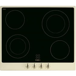 Электрическая варочная панель Smeg P864PO (черный/бежевый)