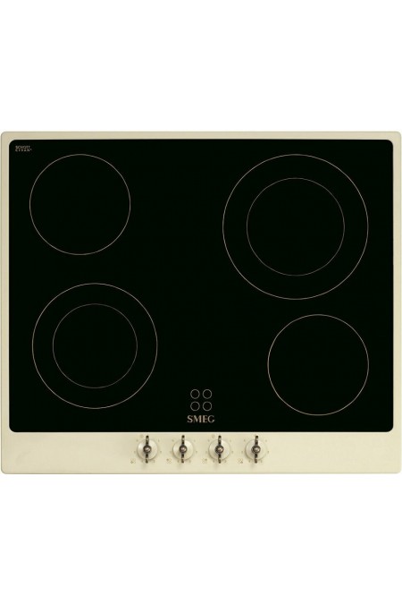 Электрическая варочная панель Smeg P864PO (черный/бежевый) 