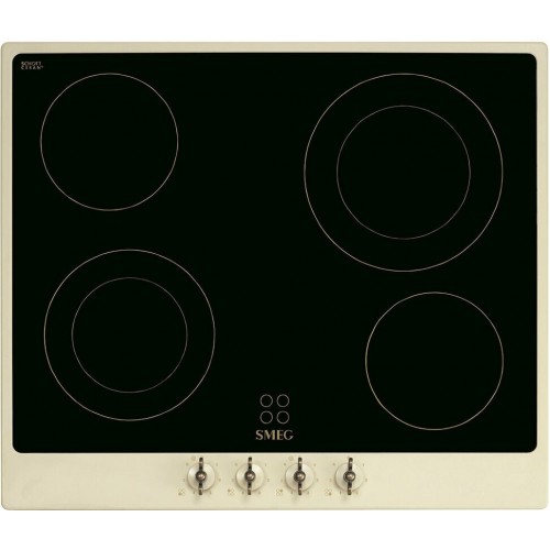 Электрическая варочная панель Smeg P864PO (черный/бежевый) 