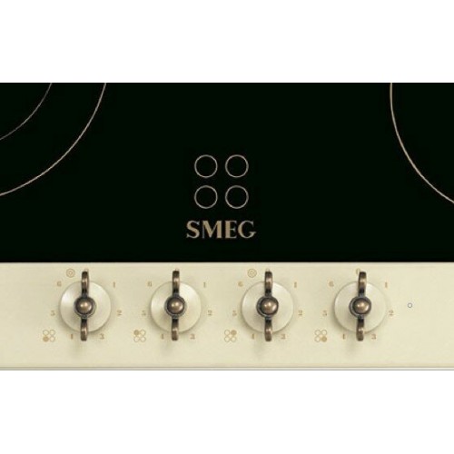 Электрическая варочная панель Smeg P864PO (черный/бежевый) 2