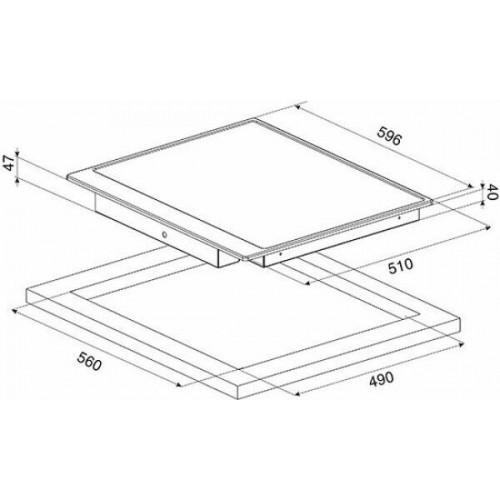 Электрическая варочная панель Smeg P864PO (черный/бежевый) 3