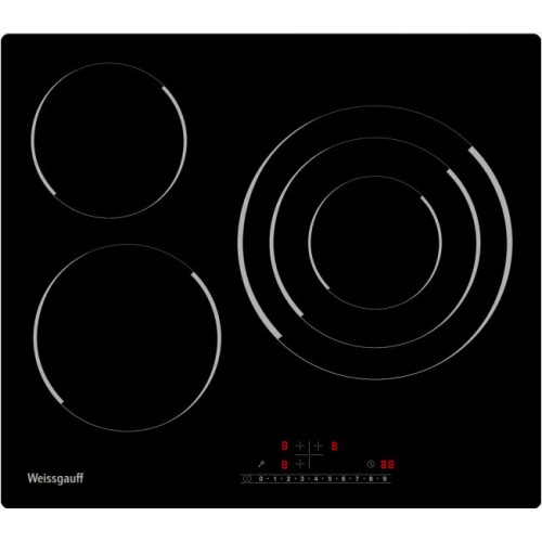 Электрическая варочная панель WEISSGAUFF HV 633 BS (черный) 