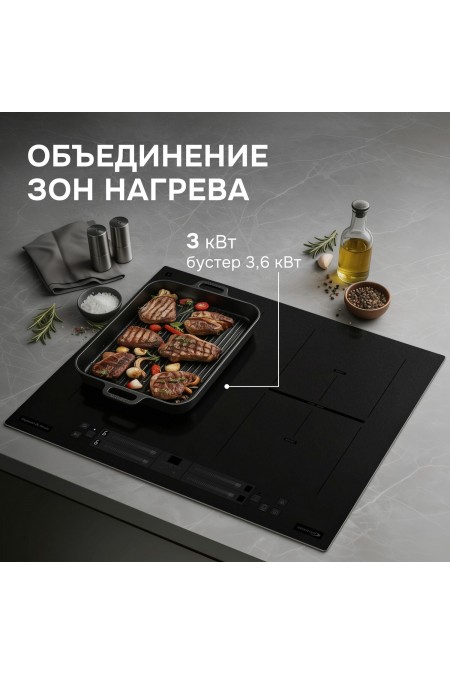 Электрическая варочная панель Zigmund Shtain CI 24.6 B (черный) 5
