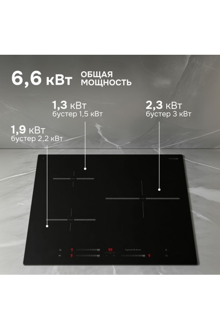 Электрическая варочная панель Zigmund Shtain CI 25.6 B (черный) 1