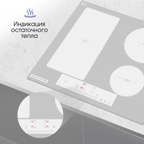 Электрическая варочная панель Zigmund Shtain CI 34.6 W (белый) 3