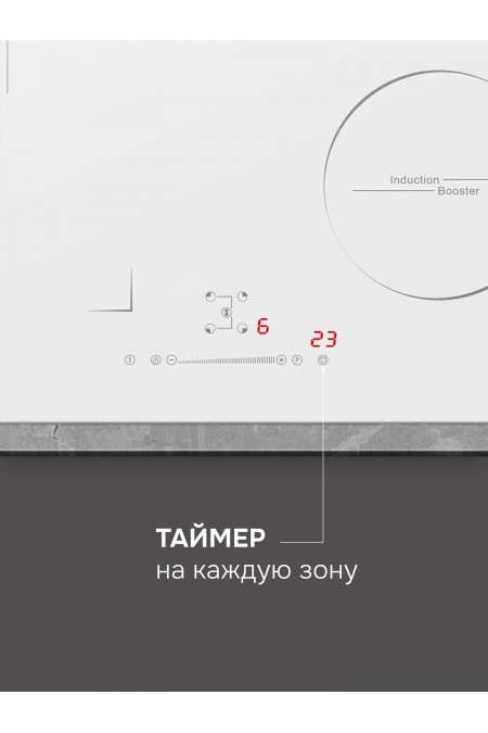 Электрическая варочная панель Zigmund Shtain CI 46.6 W (белый) 5