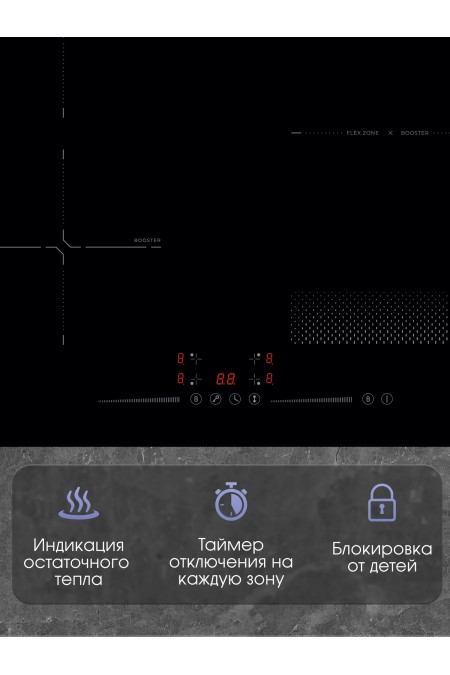 Электрическая варочная панель Zigmund Shtain CI 61.6 B (черный) 5