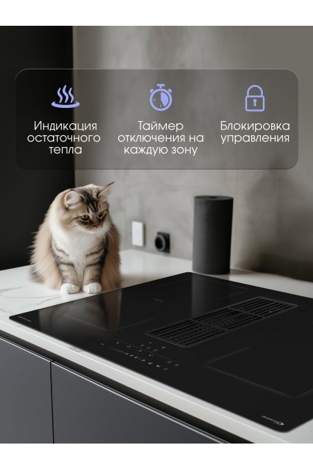 Электрическая варочная панель Zigmund Shtain CIS 311.75 BX (черный) 9
