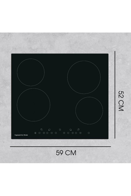 Электрическая варочная панель Zigmund Shtain CN 37.6 B (черный) 5