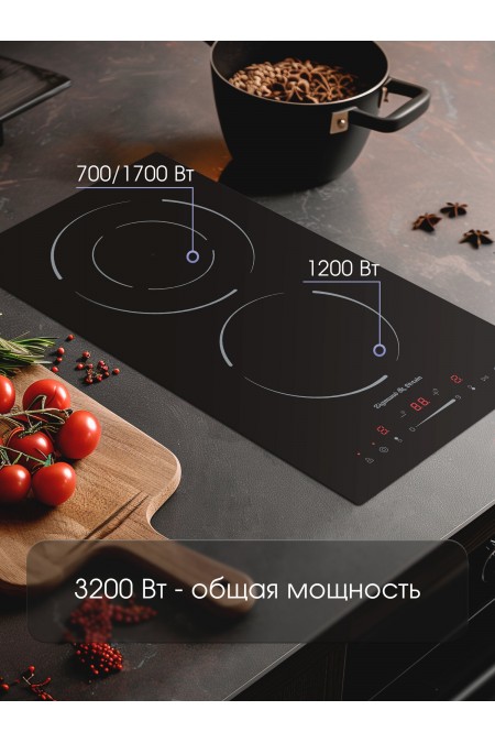 Электрическая варочная панель Zigmund Shtain CN 50.3 B (черный) 1