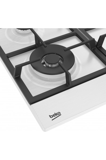 Газовая варочная панель BEKO BHGM6422K5WW (белый) 2