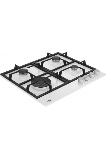 Газовая варочная панель BEKO BHGM6422K5WW (белый) 5