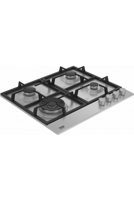 Газовая варочная панель BEKO BHGM6422K5WX (белый) 1