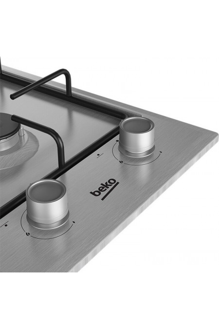 Газовая варочная панель Beko HDCG 32220 FX (серебристый) 3