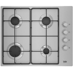 Газовая варочная панель Beko HIGG 641C3 SX (серый)