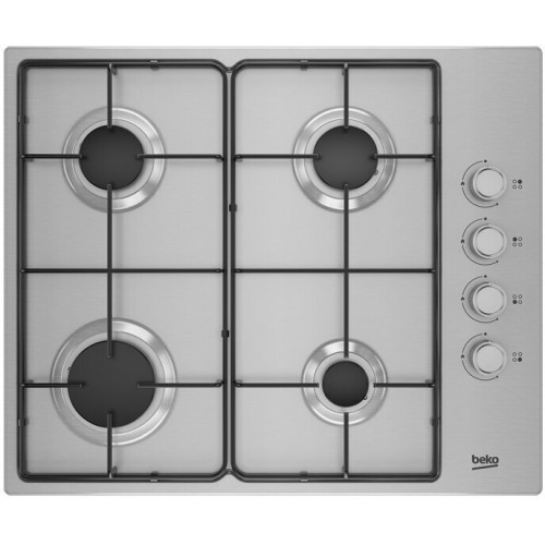 Газовая варочная панель Beko HIGG 641C3 SX (серый) 