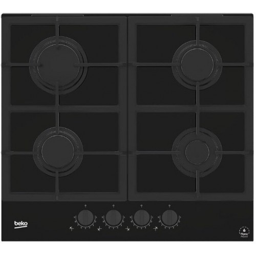 Газовая варочная панель Beko HILG 64325 SDX (черный) 