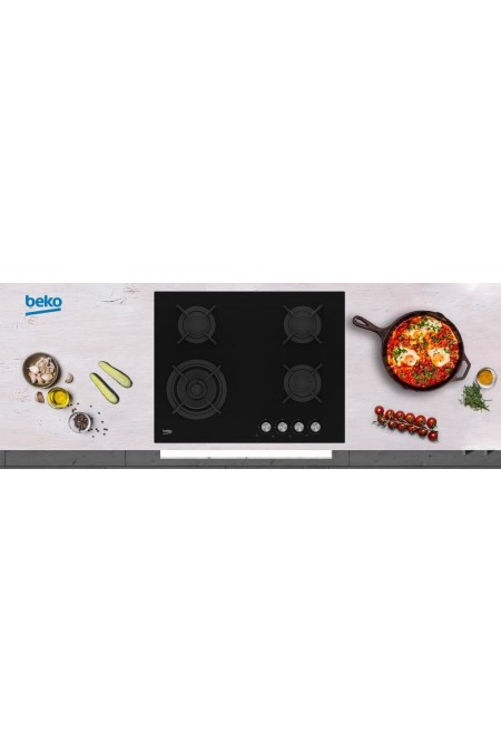 Газовая варочная панель BEKO HINW 64229 S (черный) 6
