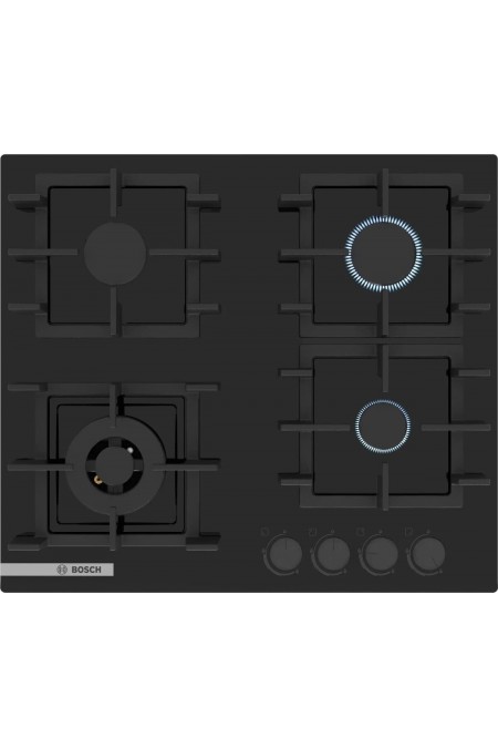 Газовая варочная панель Bosch PNK6B6P40R (черный) 