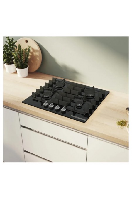 Газовая варочная панель Bosch PPP6A6I40 (черный) 7