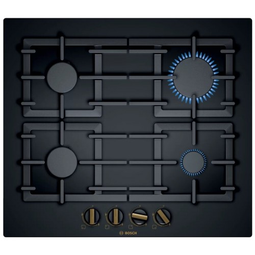 Газовая варочная панель Bosch PPP6B6B90R (черный) 