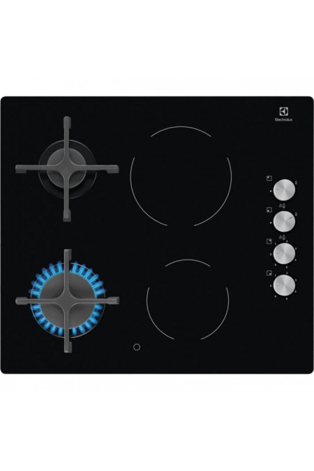 Газовая варочная панель Electrolux EGE6172NOK (черный) 2
