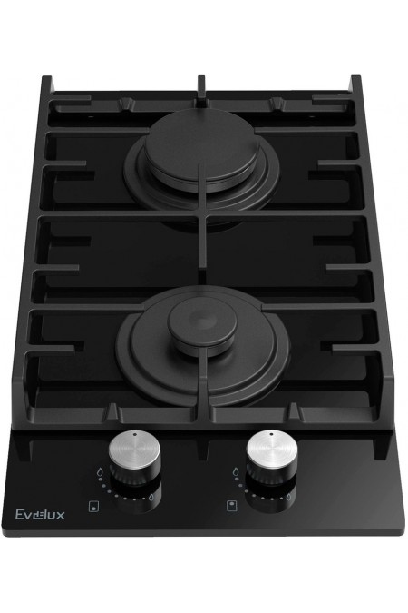 Газовая варочная панель Evelux HEG 300 BG (черный) 2