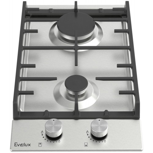 Газовая варочная панель Evelux HEG 300 X (нержавеющая сталь) 