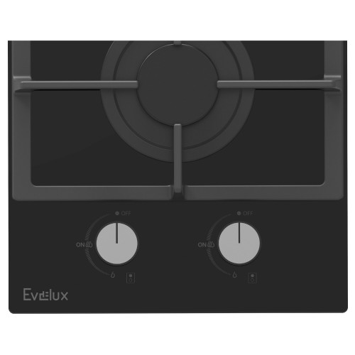 Газовая варочная панель EVELUX HEG 360 BG (черный) 3