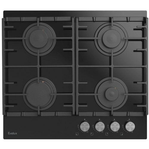 Газовая варочная панель Evelux HEG 600 BG (черный) 